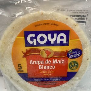 Arepa de maíz blanco Goya (5 unidades)