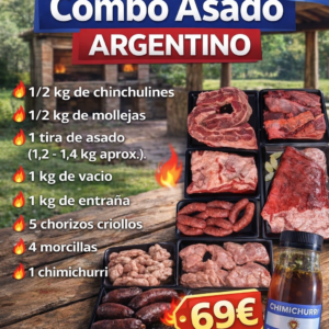 Combo asado Argentino